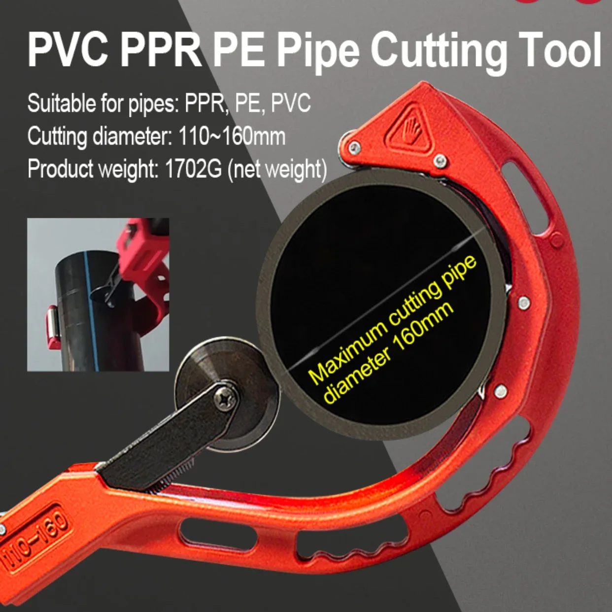 Pipe Cutter Ratchet - Tipo di rullo Tagliatubi in acciaio